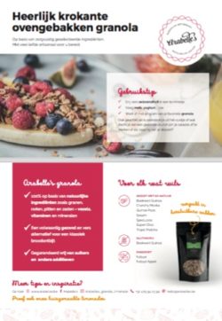 Arabelle's Granola Tips